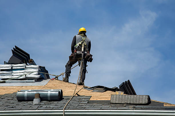 Professional Gutter Installation technician working in Fort Dodge, IA